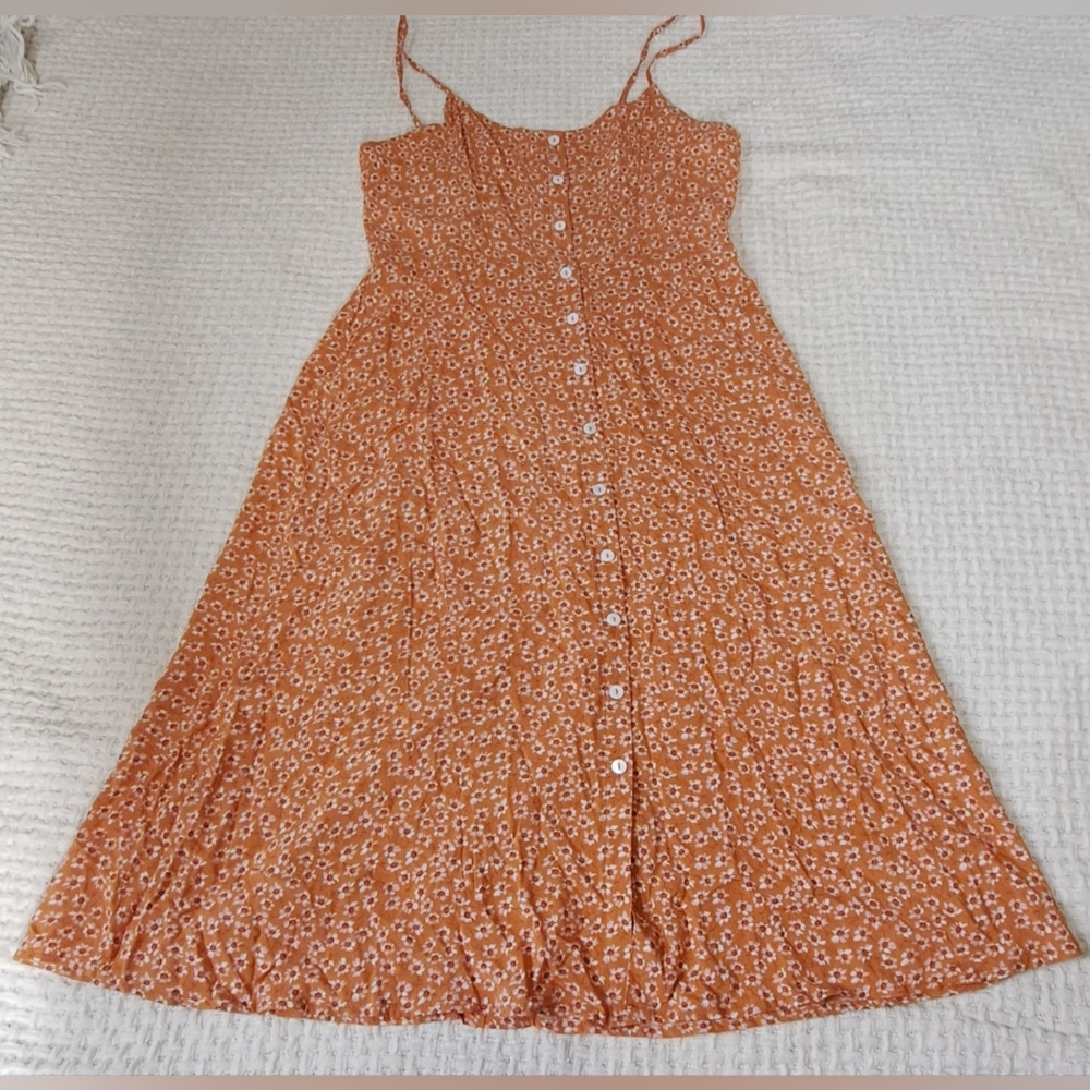 Floral Spaghetti Strap Dress